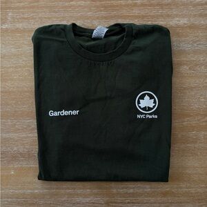 Green NYC Parks Gardener T-Shirt